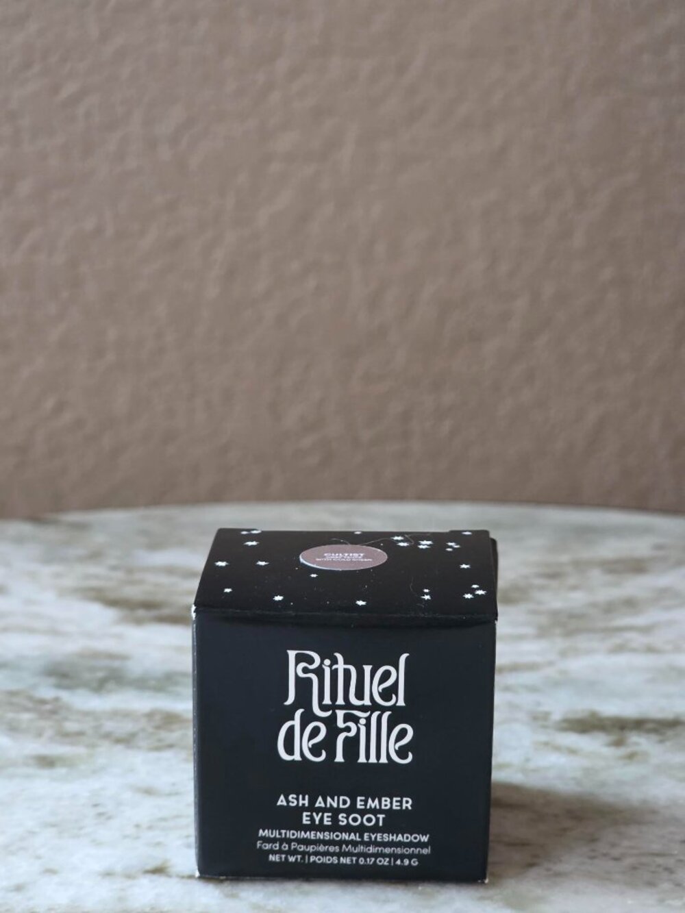 Rituel de Fille Ash & Ember Eye Soot Cultist Gray Taupe Gold NIB